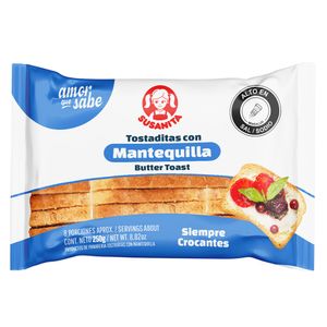 Tostada Susanita Con Mantequilla 250 G