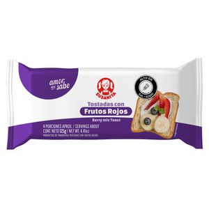 Tostada Susanita Con Frutos Rojos 125 G