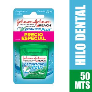 Oferta Seda Dental Johnson & Johnson Reach Menta X1Und. Pg.35 Lleve 50