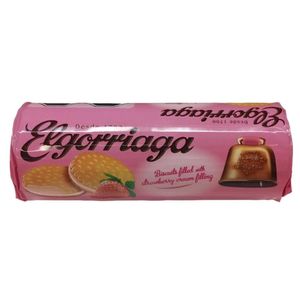 Galleta Elgorriaga Relleno Crema Fresa 180 G