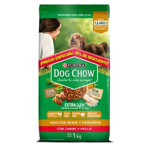Alimento Perro Dog Chow Adultos Mini Pequeños 1 Kg