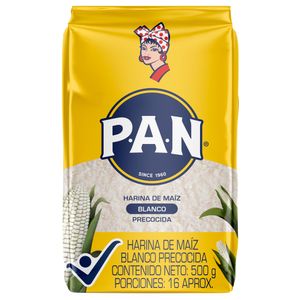 Harina Pan de Maíz Blanco 500 G