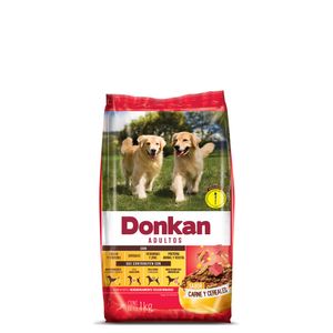 Alimento Perro Donkan Adulto Carne & Cereales 1 Kg