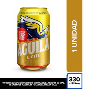 Cerveza Águila Light Lata 330 Ml