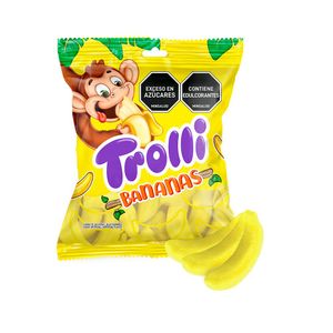 Gomas Trolli Bananas Bolsa X 60 G