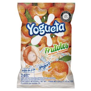 CHUPETA YOGUETA FRUTALES MANDARINA 324g