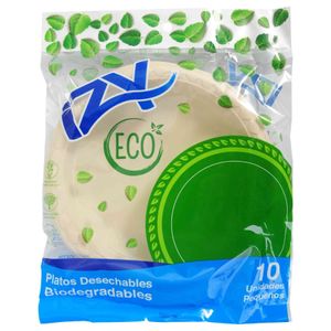 Plato Izy Eco Pequeño Bio X10 Unds