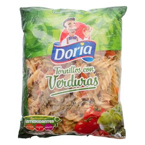 Pasta Doria Tornillo Tricolor 250 G