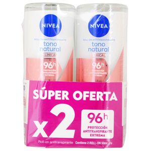 Desodorante Nivea Clinical Roll On Natural 50 Ml X2 Unds Oferta