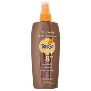 Loción Tanga Broncreador Spf 8 185 Ml