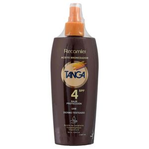 Bronceador Tanga Aceite Spf 4 185 Ml