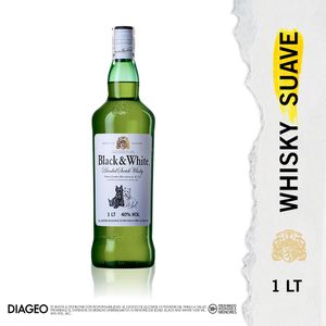 Black and White whisky escocés 8 años 1000 ml
