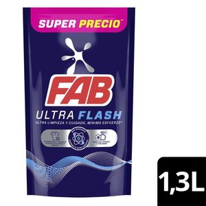 Detergente Líquido Fab Ultra flash 1300 Ml