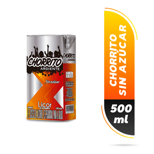 Aguardiente Chorrito sin Azúcar 500 Ml