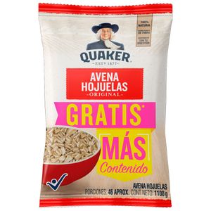 Avena Quaker Hojuelas 1100 G
