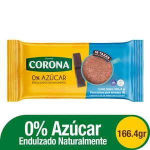 Chocolate Corona Sin Azúcar 166,4 G