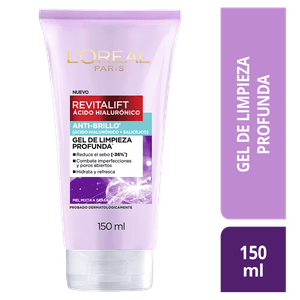 Gel Limpiador L'Oréal Revitalift Oil Control 150 Ml