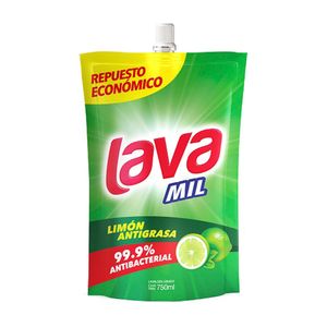 Lava Plato Líquido Lavamil Antigrasa Limón 750 ML