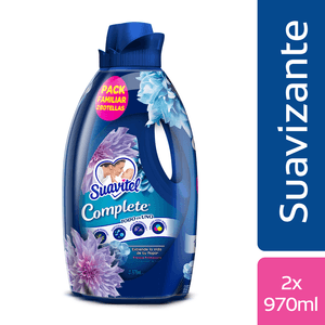 Suavizante Suavitel Complete Fresca Primavera 970 Ml x2 Unds