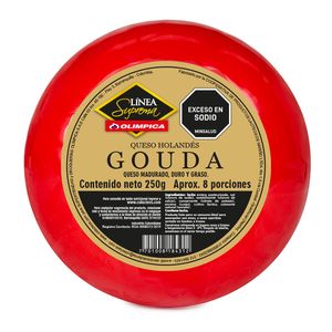 Queso Línea Suprema Gouda Holandés Torta 250 G