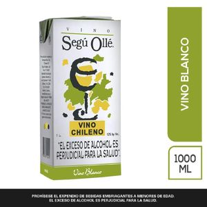 Vino Blanco Segú Ollé Chileno 1000 Ml