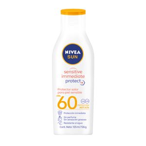 Protector Solar Nivea Sun Sensitive Fps 60 125 Ml