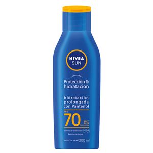 Protector Solar Nivea Sun Protección & Hidratación Fps 70 200 Ml