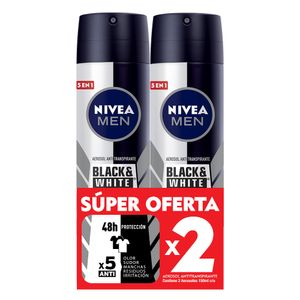 Desodorante Nivea Men Spray Invisible Black & White 150 Ml