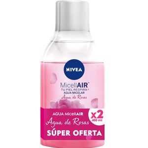 Agua Micellar Nivea Facial Agua de Rosas 400 Ml X2 Unds Oferta