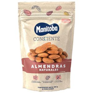 Pasaboca Manitoba Almendras Naturales 180 G