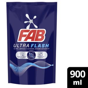 Detergente Líquido Fab Ultra flash 900 Ml
