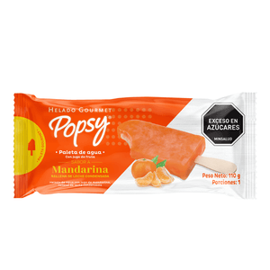 Paleta Popsy Mandarina Agua 110G