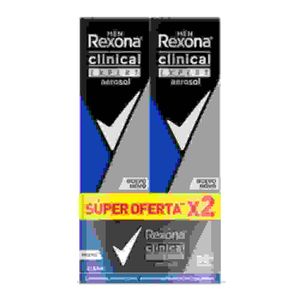 Desodorante Rexona Aerosol Clinical Expert Clean 150 Ml X2 Unds Oferta