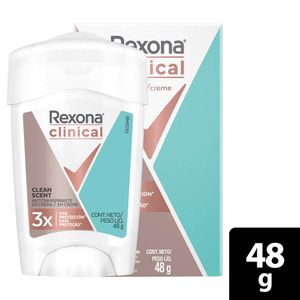 Desodorante Rexona Barra Clinical Clean Scent 48 G