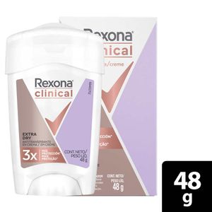 Desodorante Rexona Barra Clinical Woman Extra Dry 48 G