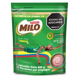 Bebida Achocolatada Milo 600 G