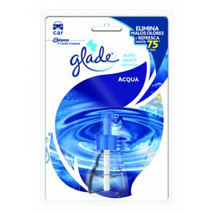 Ambientador Carro Glade Liquido Acqua 1 Repuesto 7ml