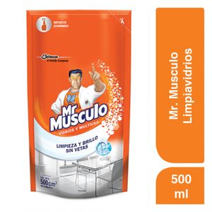 Limpiavidrios Mr Musculo Fresca Repuesto 500ml