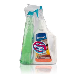 Kit Protector Brillador Concentrado BINNER Bambú 1000ml + 700ml