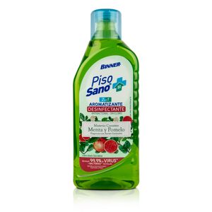 Limpiador Aromatizante Desinfectante 2 en 1 BINNER Piso Sano Menta/Pomelo 1Lt
