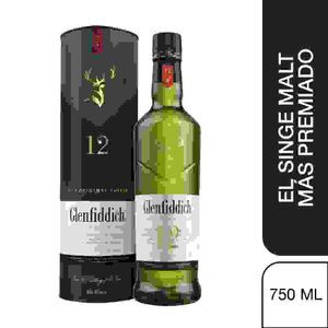 Whisky Glenfiddich 12 Años 700 Ml