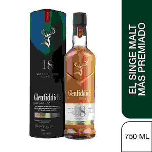 Whisky Glenfiddich 18 Años 750 Ml