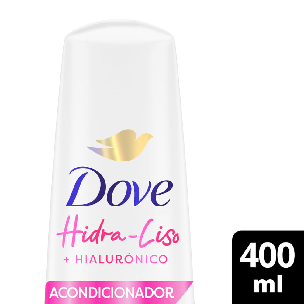 Imagen de Acondicionador Dove Hidra Liso 400 Ml Acondicionador Dove Hidra-Liso + Hialuronico 400ml