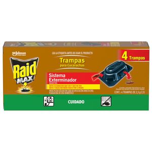 Insecticida Trampas Cucarachas RAID 4 und