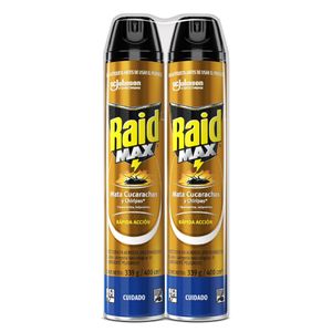 INSECT RAID MAX RASTRERO 400ml X2