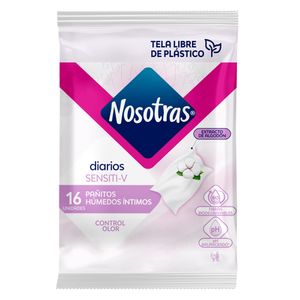Paño Humedo Íntimo Nosotras Sensitive X16 Unds