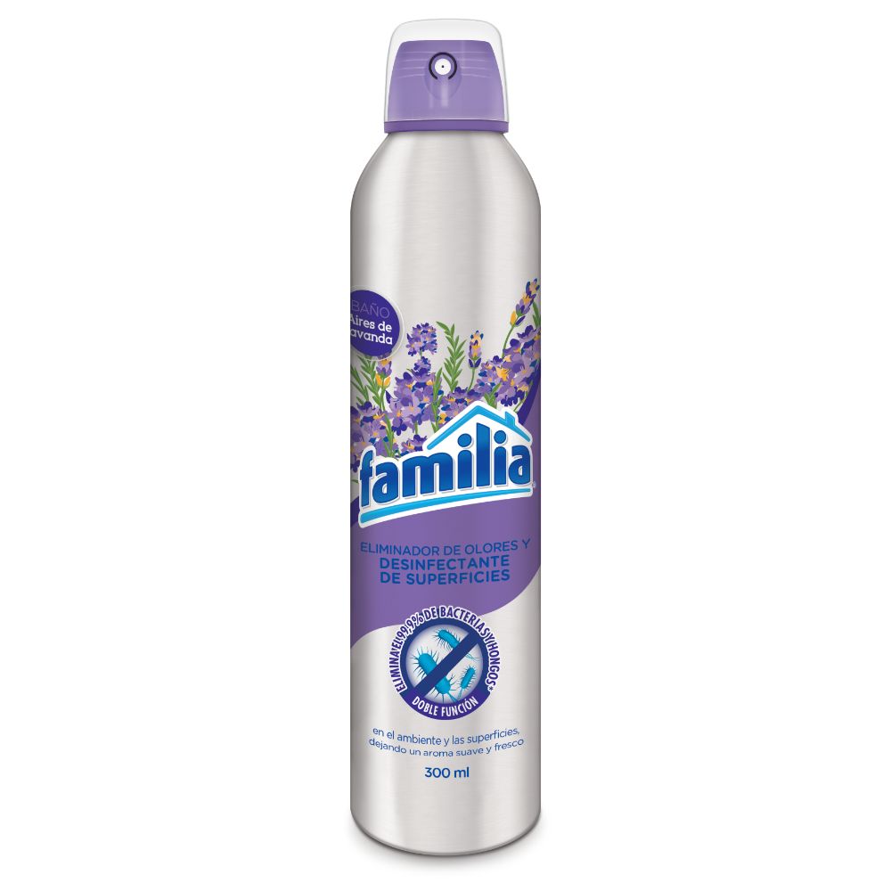 Imagen de Eliminador de Olor Familia Baño Lavanda 300 Ml
