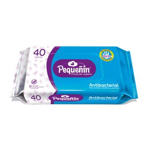 Pañitos Húmedos Pequeñín Antibacterial X40 Unds