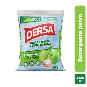 Detergente Polvo Dersa Bicarbonato Manzana 4000 G