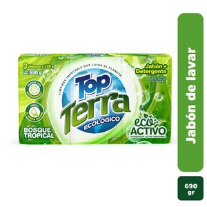 Jabón Top Terra Bosque Tropical 230 G X3 Unds